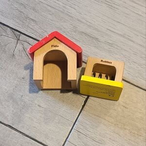 🍓 Hape dollhouse animal homes bundle🎀🧁🦄🪻🍍